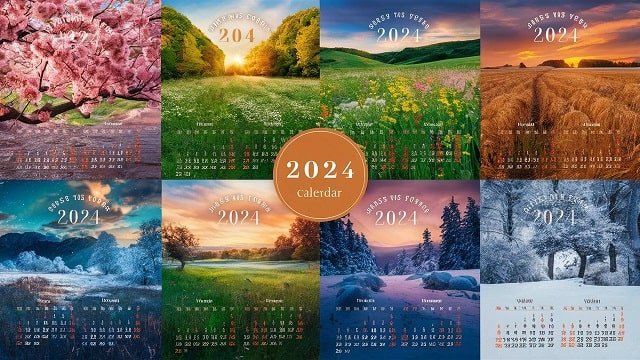 Lang Calendars 2024